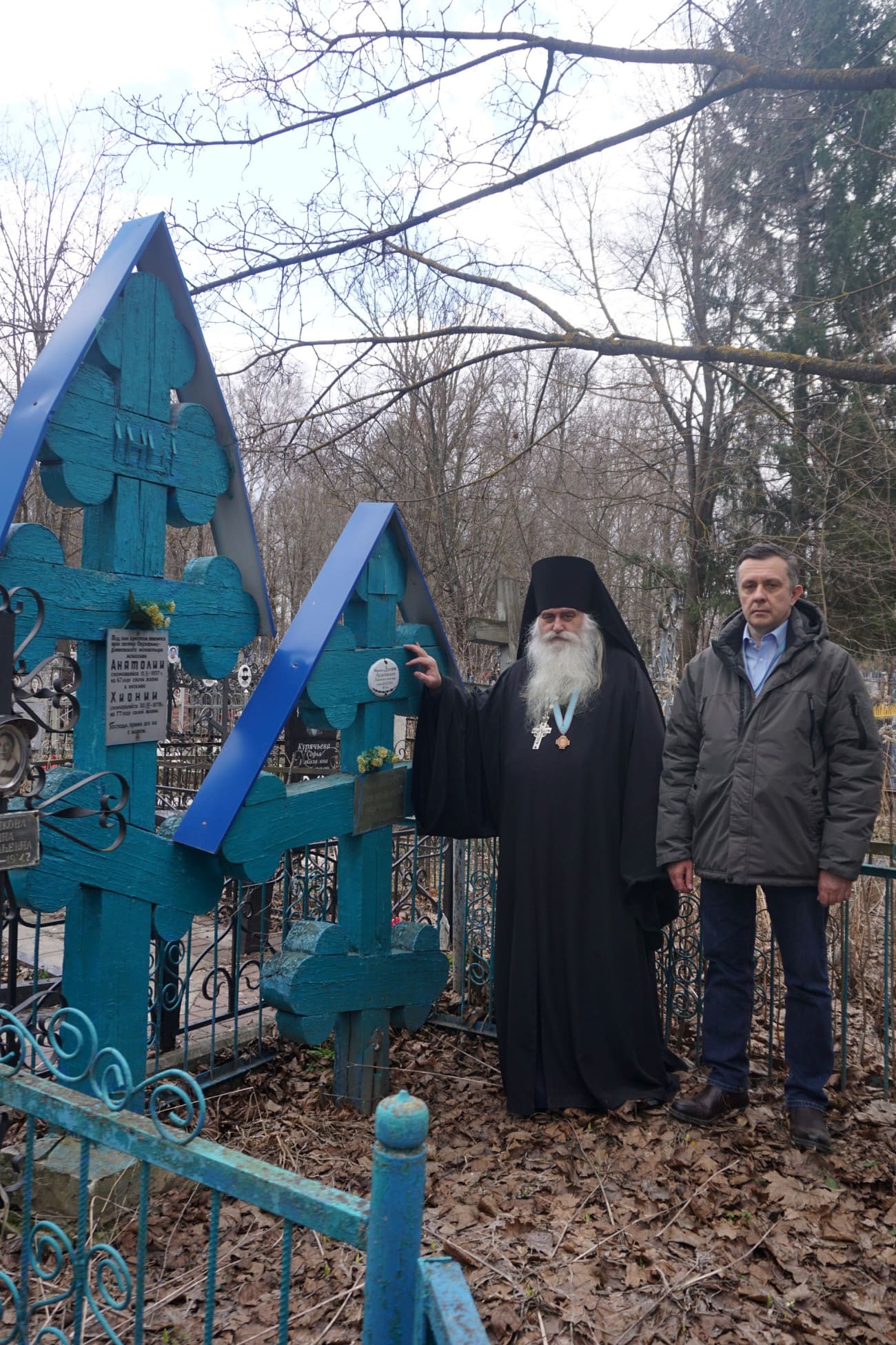 Посещение Тихвинского кладбища Арзамаса
